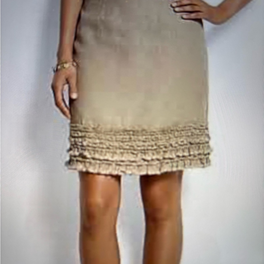 HP🎉 Tommy Bahama Linen Two Palms Ruffled Skirt 4 - Picture 2 of 6